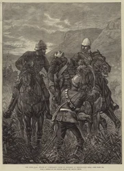 Zulukrigen, løjtnant Friths død i træfning ved Erzungayan Hill